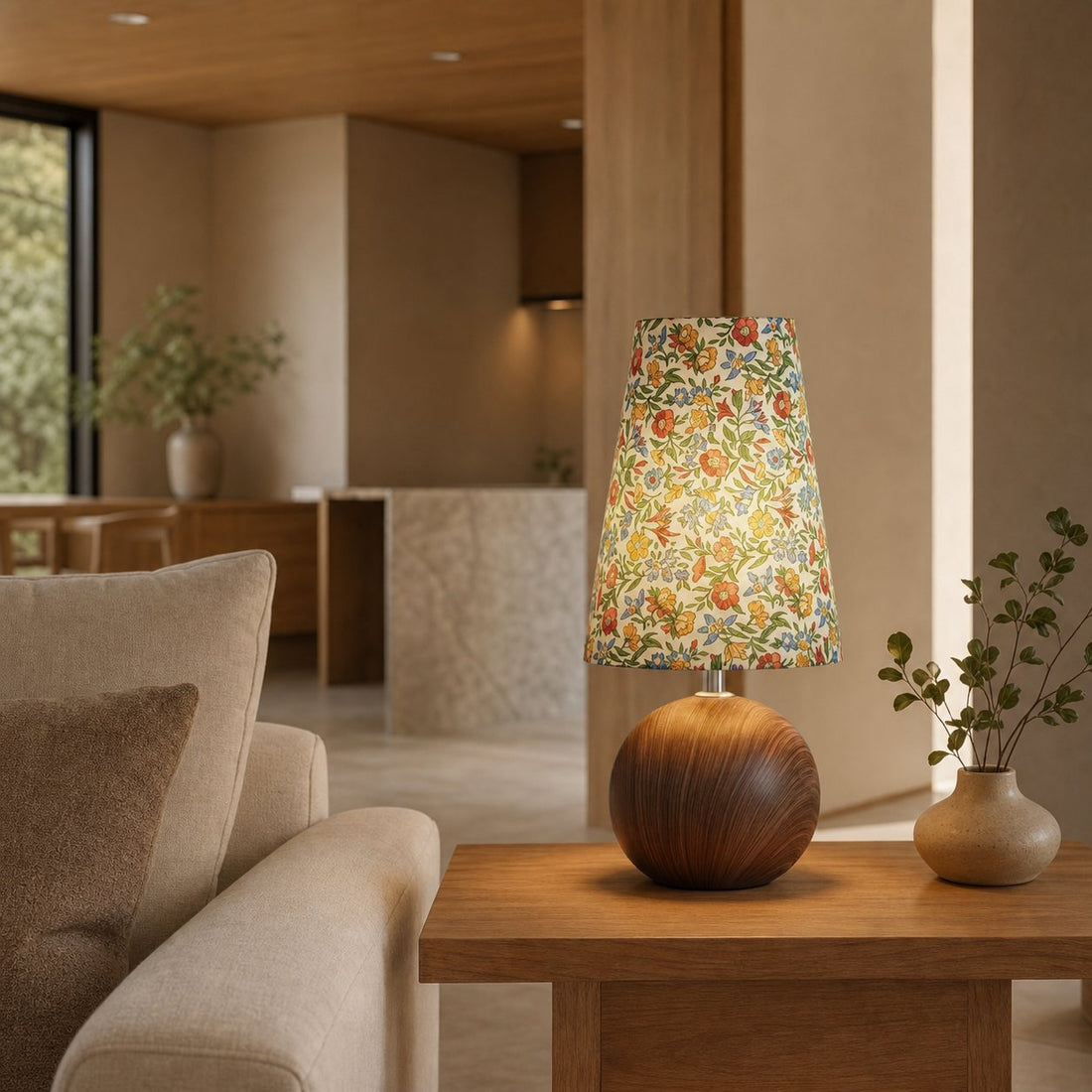Petalyra Floral Accent Table Lamp - Sculpted Decorative Form Ambient Lighting for Home Use