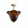 Bellina Decorative Glass Ceiling Light - Modern Sculptural Flush Mount
