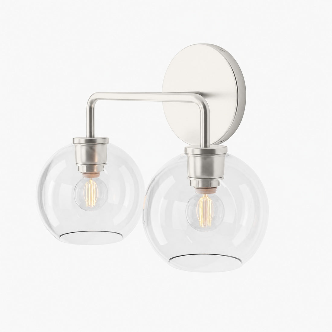 Selvion Artistic Globe Sconce Light - Handcrafted Glass Sculptural Wall Fixture