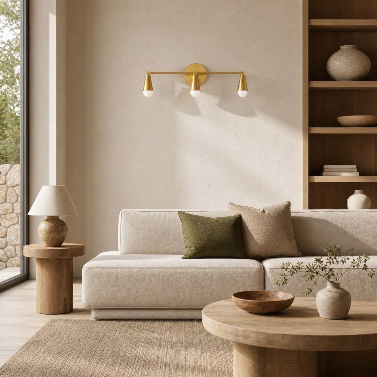 Pyralis Cone 3 Light Vanity Light - Modern Sconce