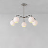 Selvion Elegant 5-Light Globe Chandelier – Modern Glass Pendant Lighting Fixture