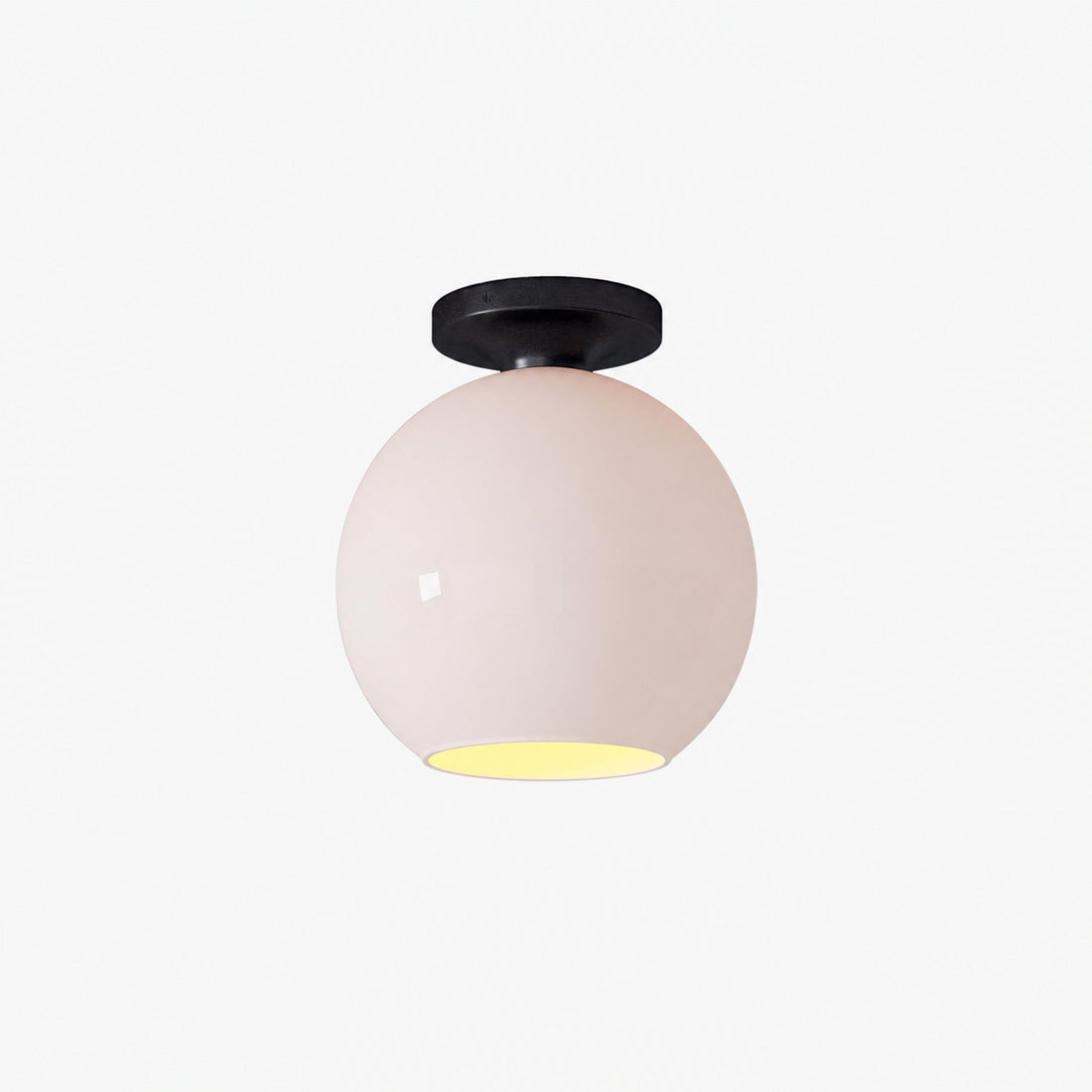 Selvion Modern Globe Pendant Light - Damp-Rated Bathroom Lighting - Luxe Glass Shade