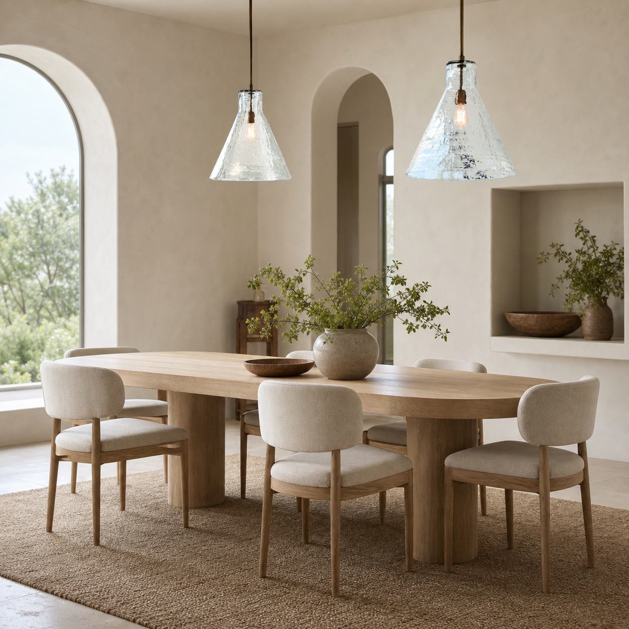Glavira Recycled Glass Pendant Collection - Modern Kitchen Lighting