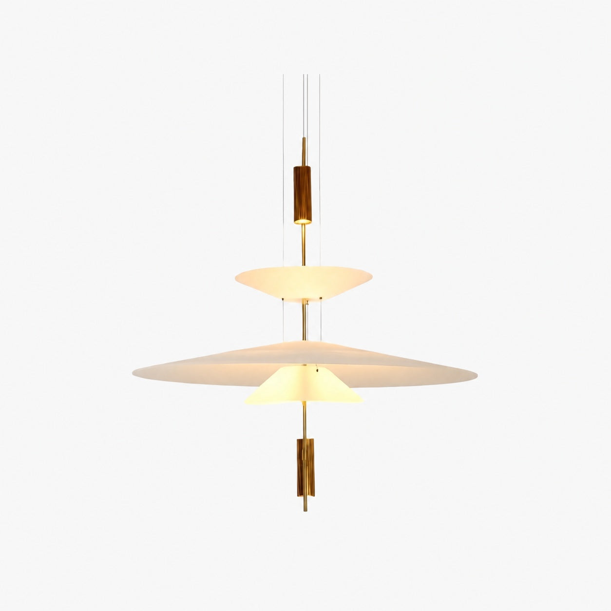 Plumeo Flamingo Multi Layered Pendant Light - Minimalist Light Fixture for Modern Living Rooms N54