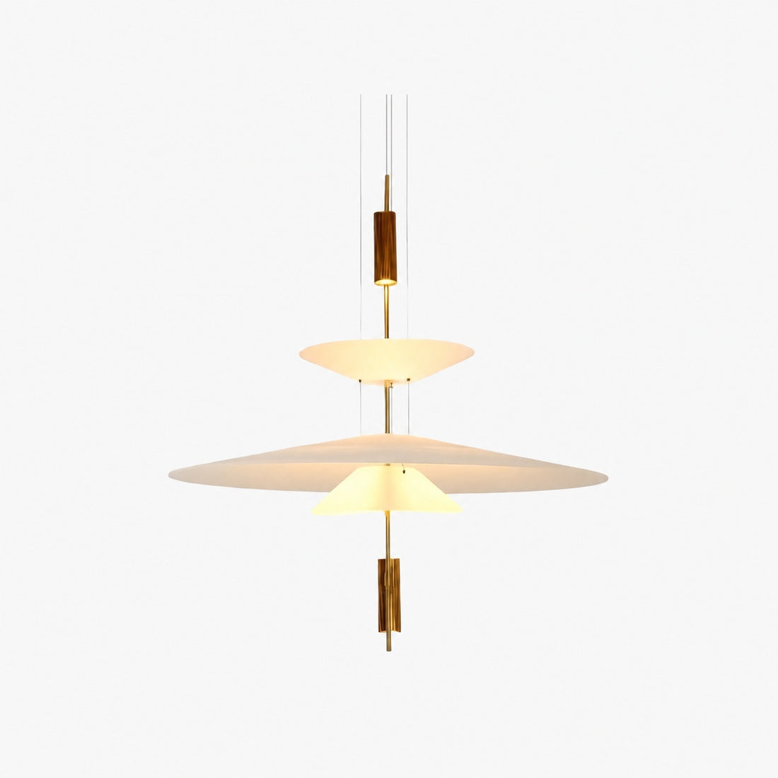 Plumeo Flamingo Multi Layered Pendant Light - Minimalist Light Fixture for Modern Living Rooms N54