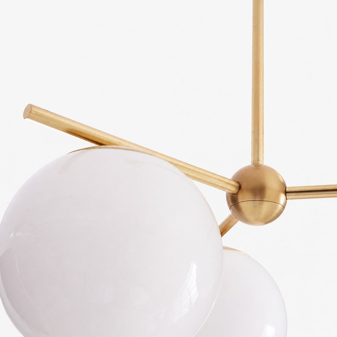 Alessora Brass Milk Glass Chandeliers- Great for Covered Outdoor Areas
