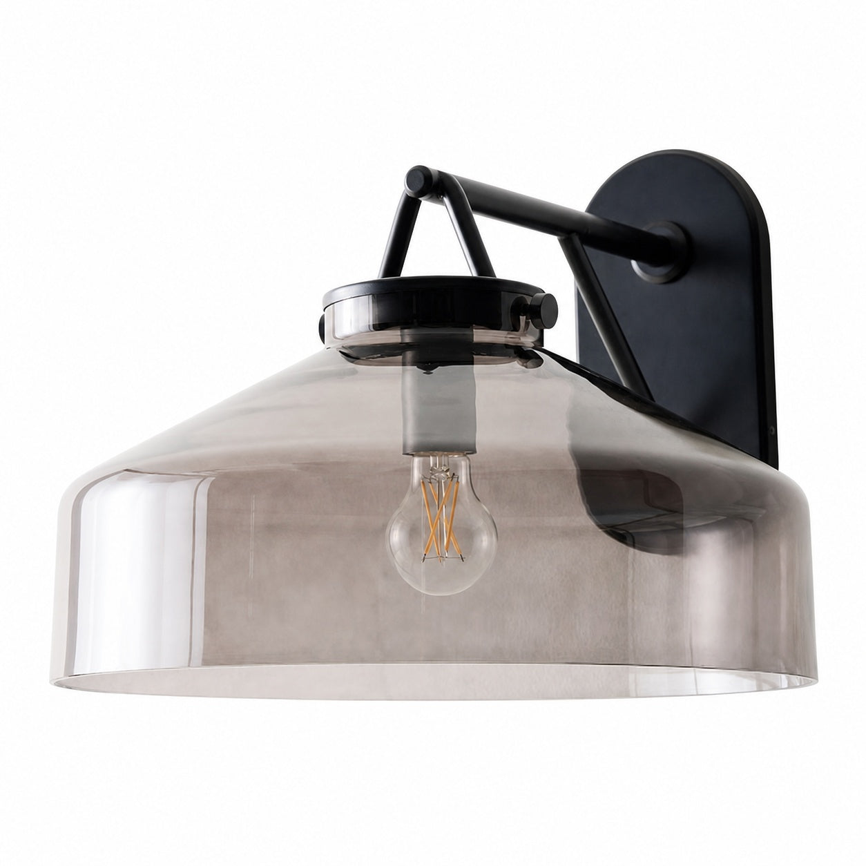 Hanton Minimalist Outdoor Wall Light - Matte Metal Industrial Sconce for Modern Spaces