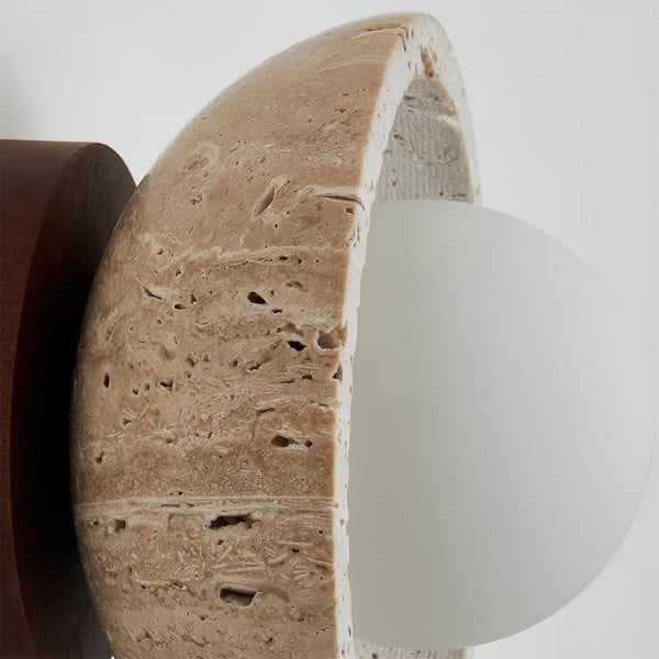 Travira Ceiling Light Textured Bowl Design Flush Mount Ceiling Lamp - Organic Style for Living Rooms