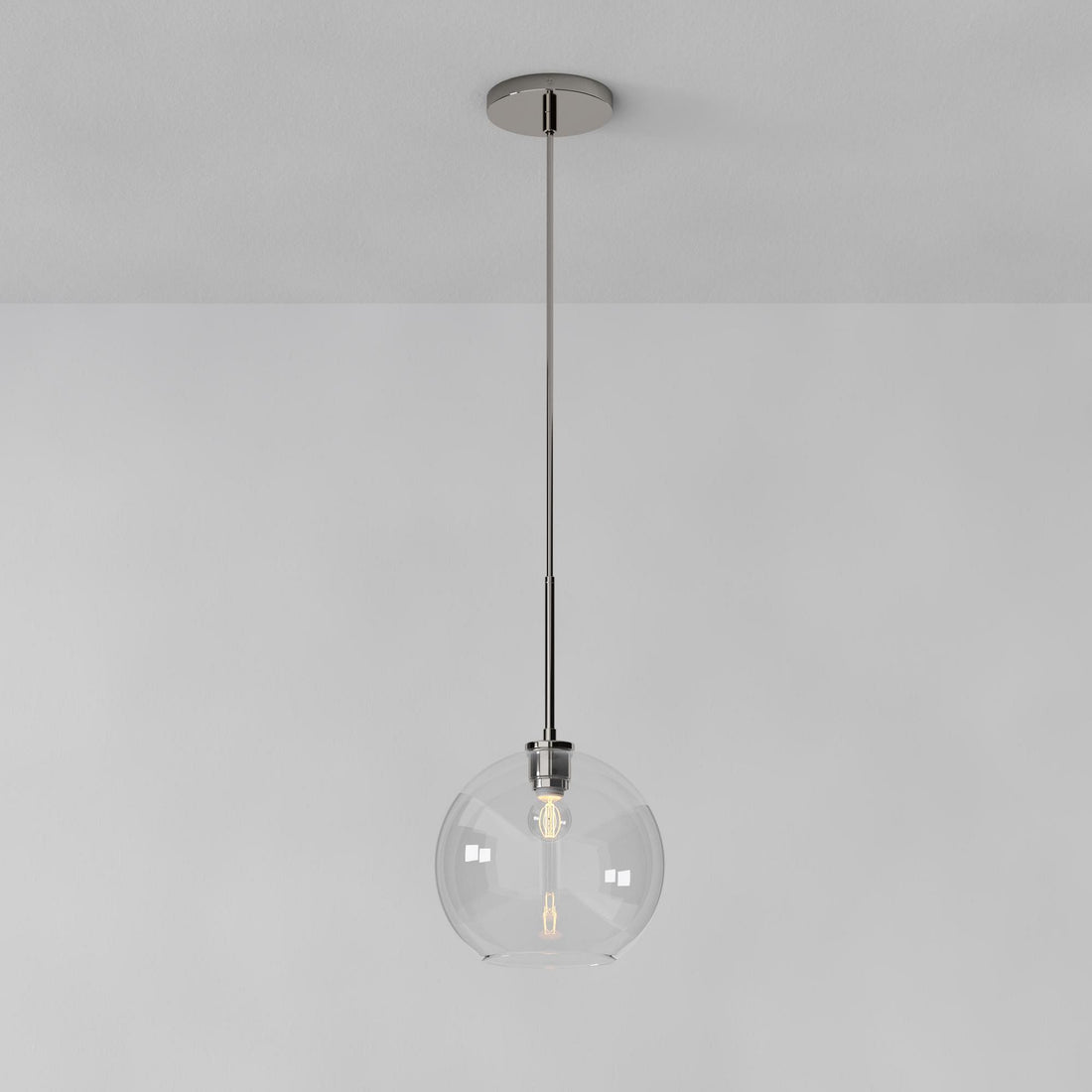 Selvion Sculptural Globe Pendant Light - Modern Glass Pendant Lamp - Sleek Design