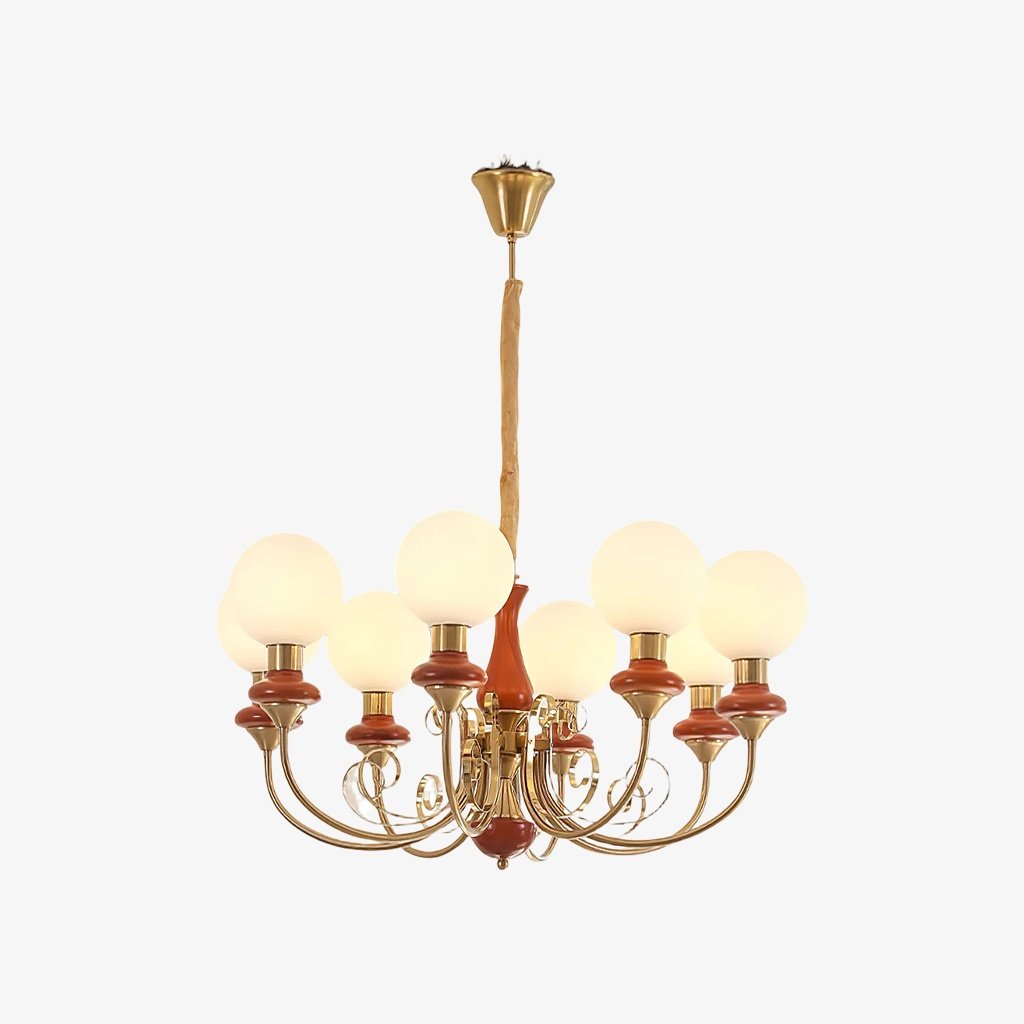 Radiara Chandelier - Layered Stone Disc Design Modern Luxury Style for Dining Room and Living Area