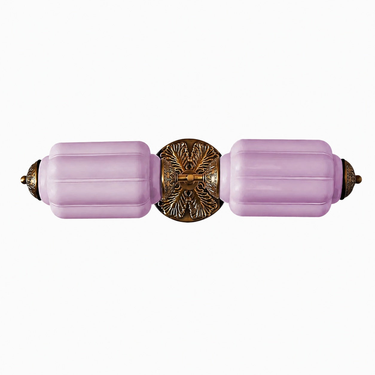 Eloise Brass Wall Sconce – Elegant Milk Glass Vintage Lighting