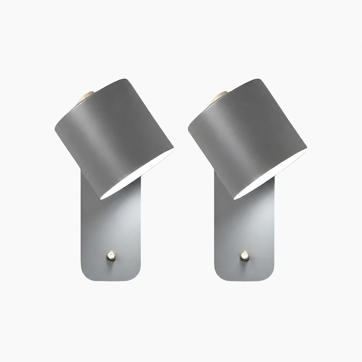Volyne Adjustable Swivel Cylinder Wall Sconce - Minimalist Metal Wall Lamp for Bedroom and Reading Area