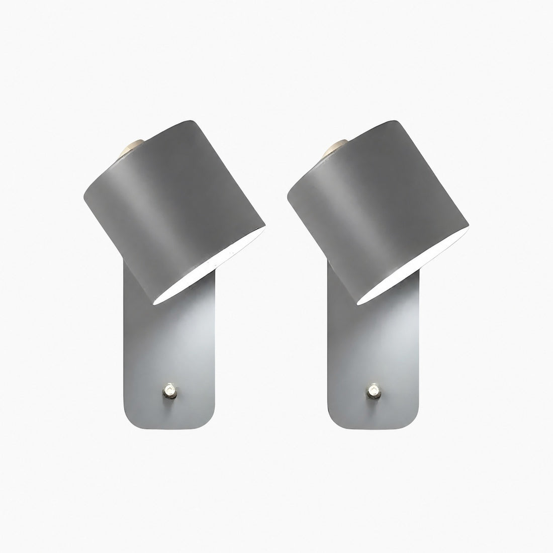Volyne Adjustable Swivel Cylinder Wall Sconce - Minimalist Metal Wall Lamp for Bedroom and Reading Area