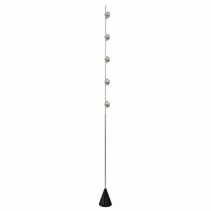 Full standing sunset projection floor lamp on white background