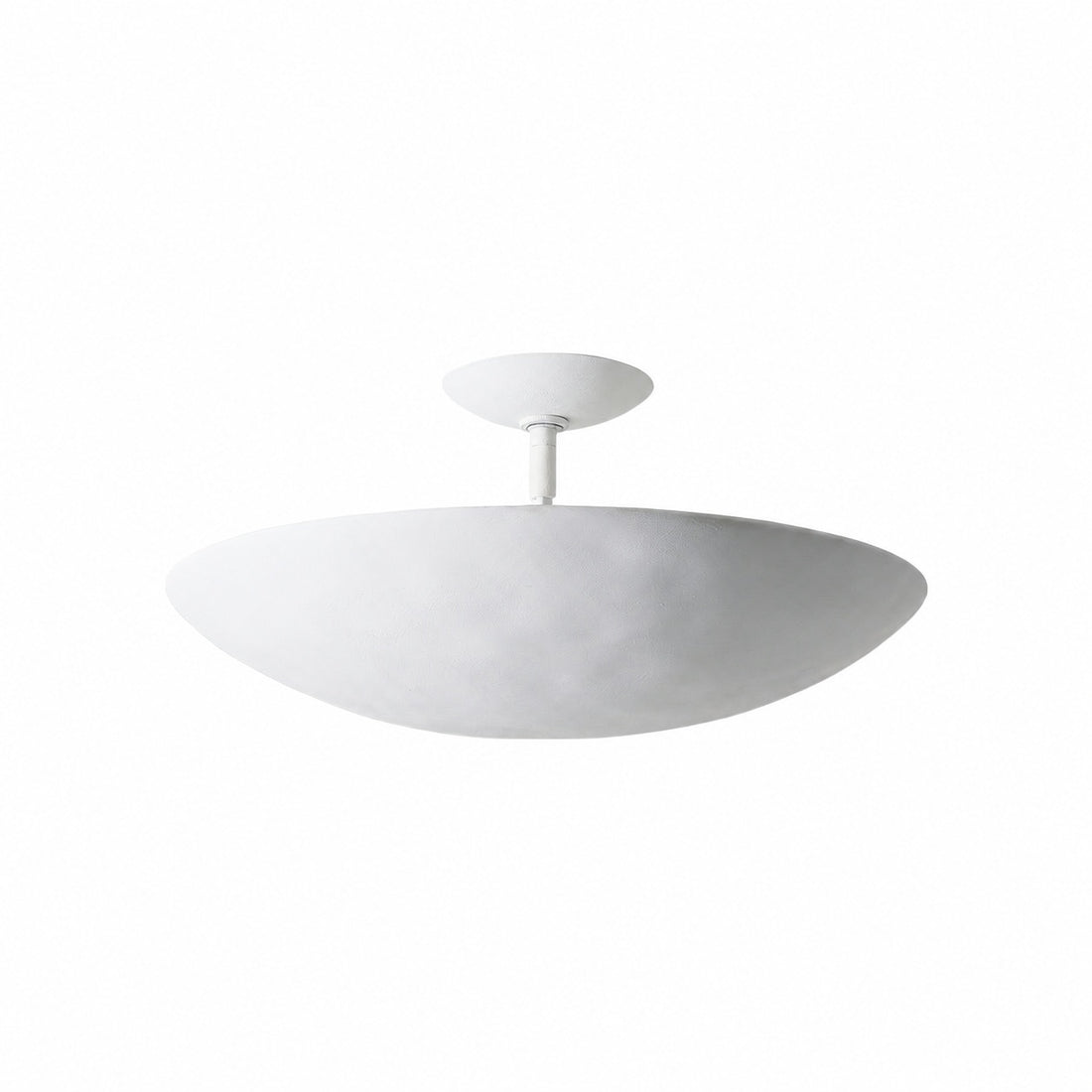 Plara Flush Mount - Rounded Minimalist Dome Metal Ceiling Light for Hallway
