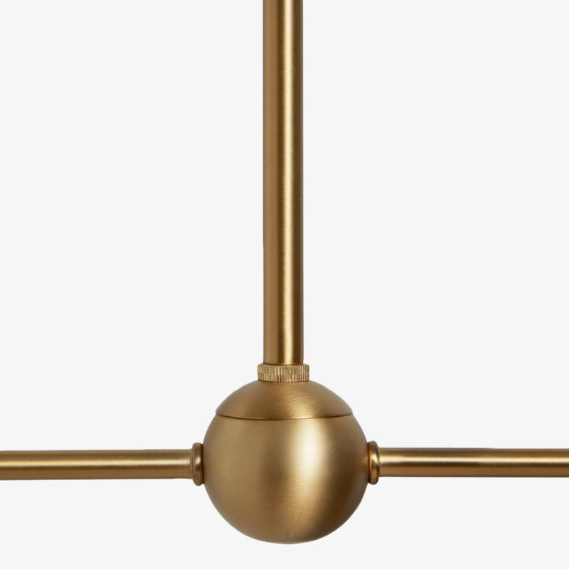 Ruffmeto Ruffled Shade Metal Frame Chandelier for Dining