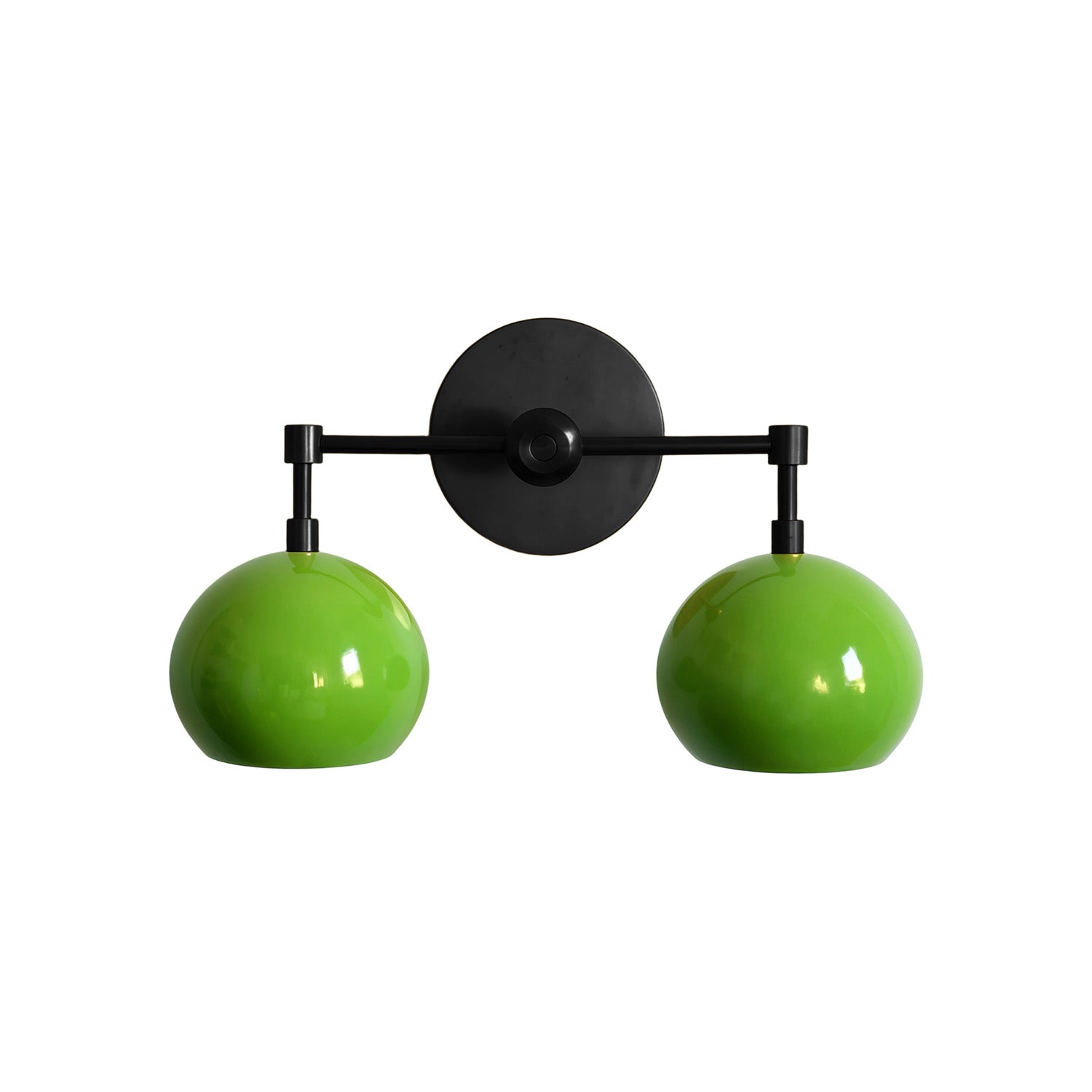 Spring Green Shades Sconce - Double Bubble Pop Vanity Wall Light
