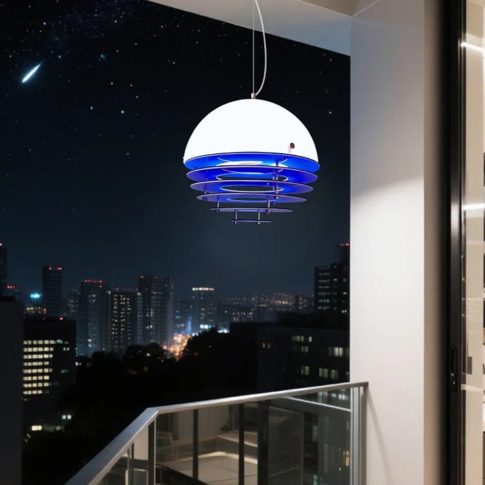 Modern Sunset Pendant – Orange & Blue Mood Light For Any Room