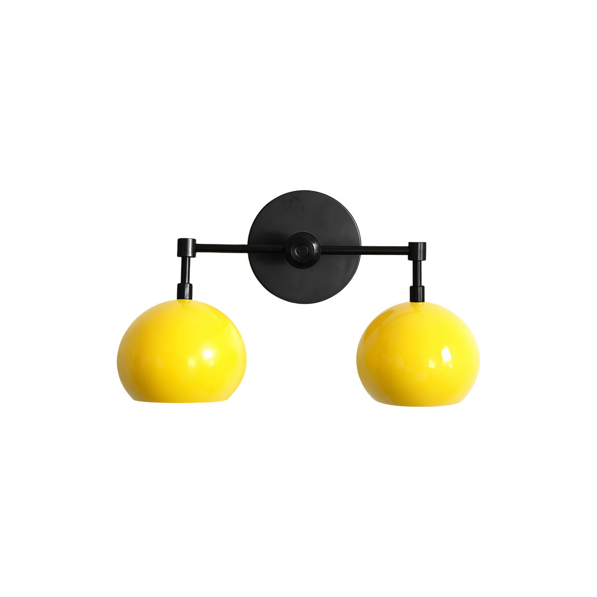 Sunshine Yellow Shades Sconce - Bubble Pop Vanity Wall Light For Bedroom