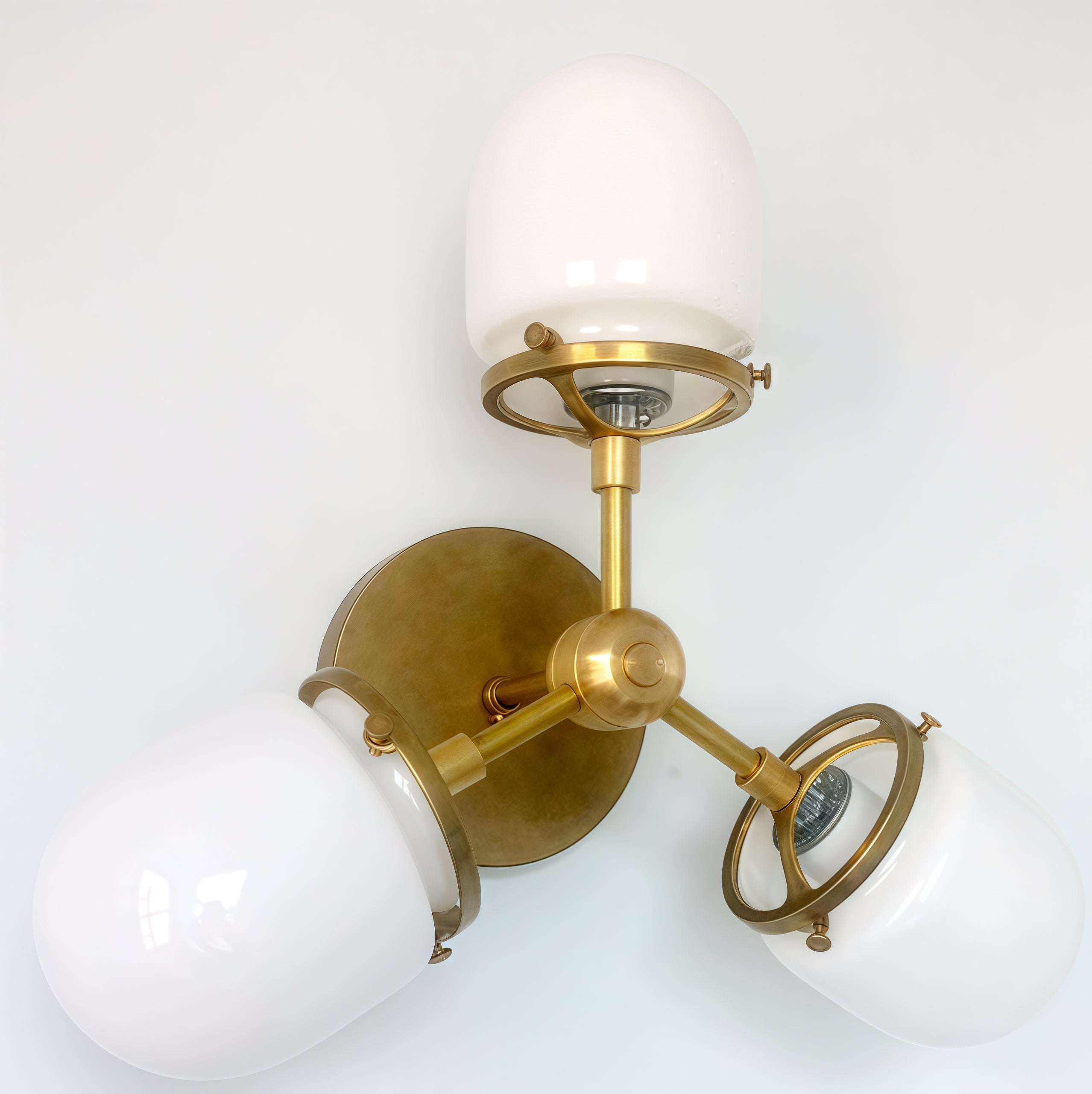 Glass Tube Light Fixture With Modern Metal Finishes For Wall & Ceiling