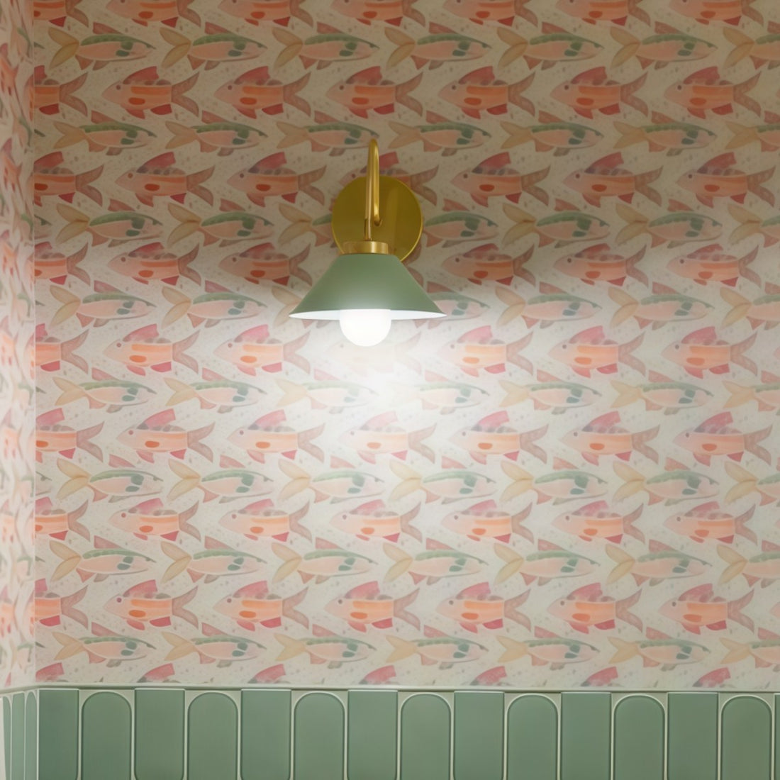 Curved Arm Wall Sconce - Accent Lighting For Bedroom & Hallway