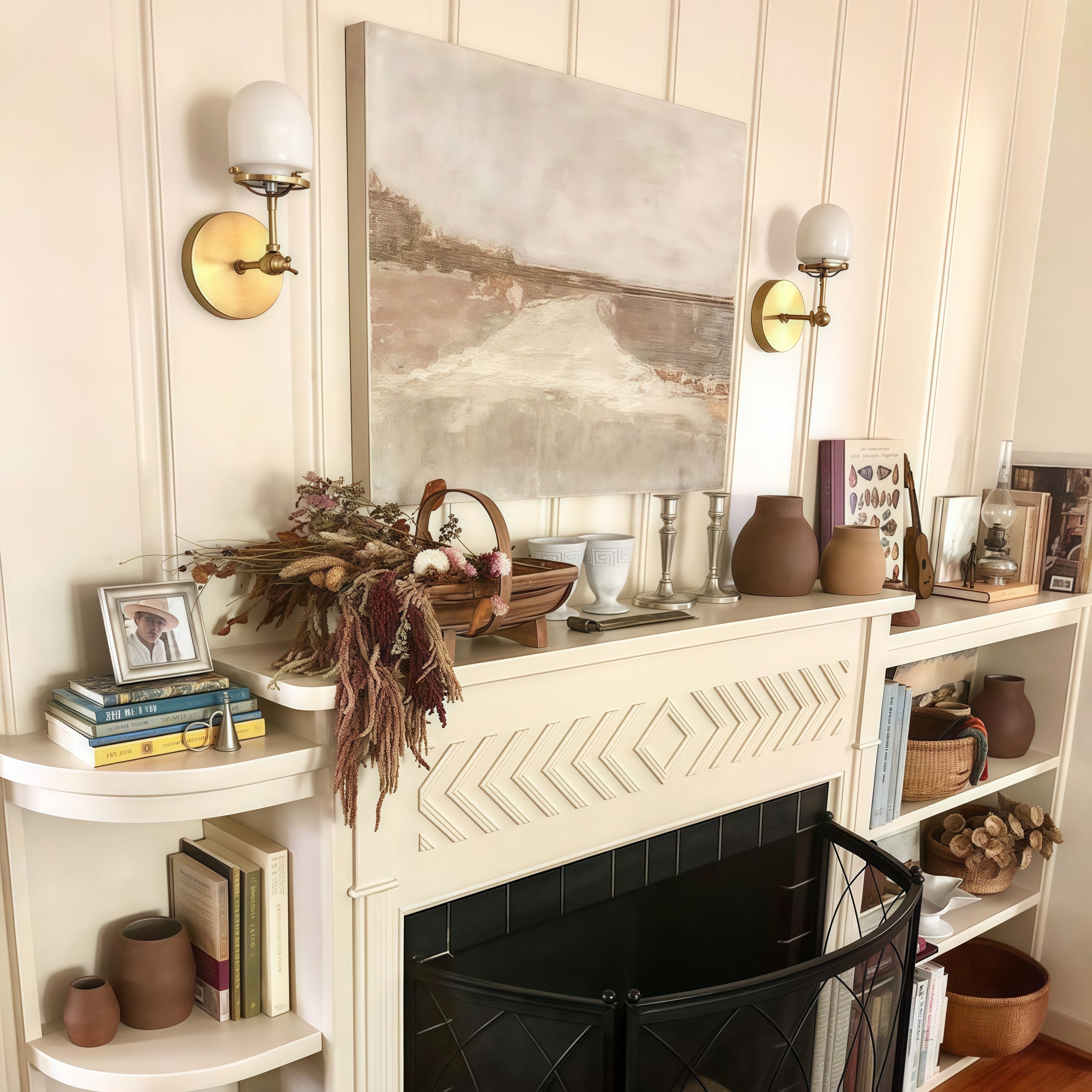 Nautical Metal & Glass Versatile Articulating Wall Lamp