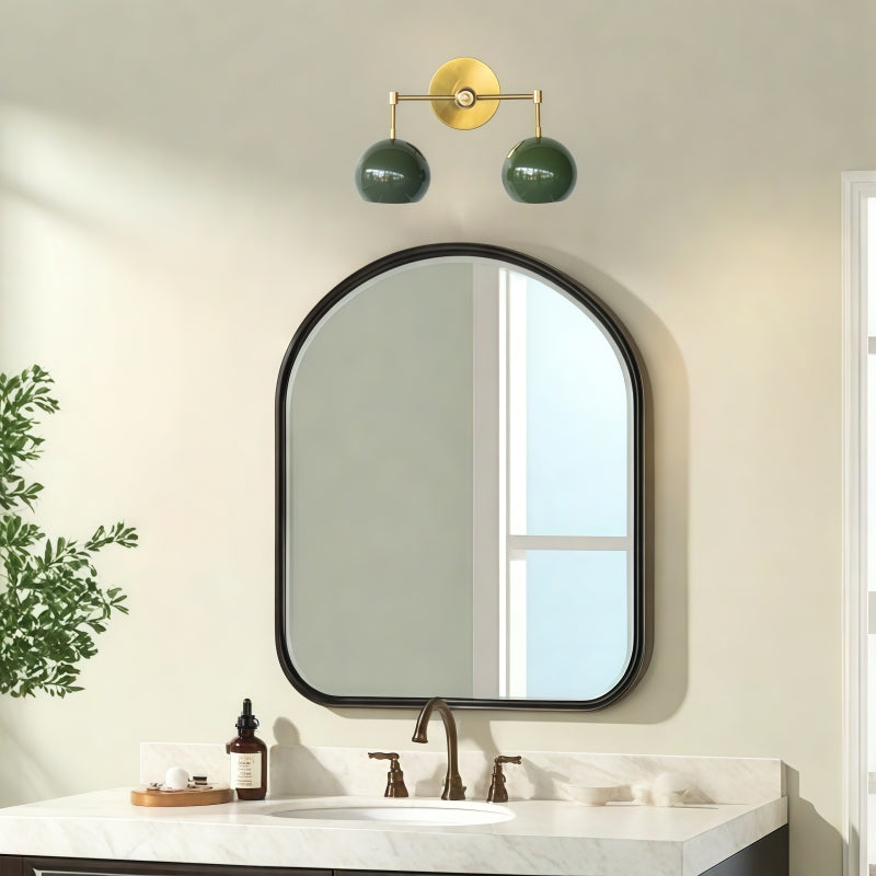 Spring Green Shades Sconce - Double Bubble Pop Vanity Wall Light