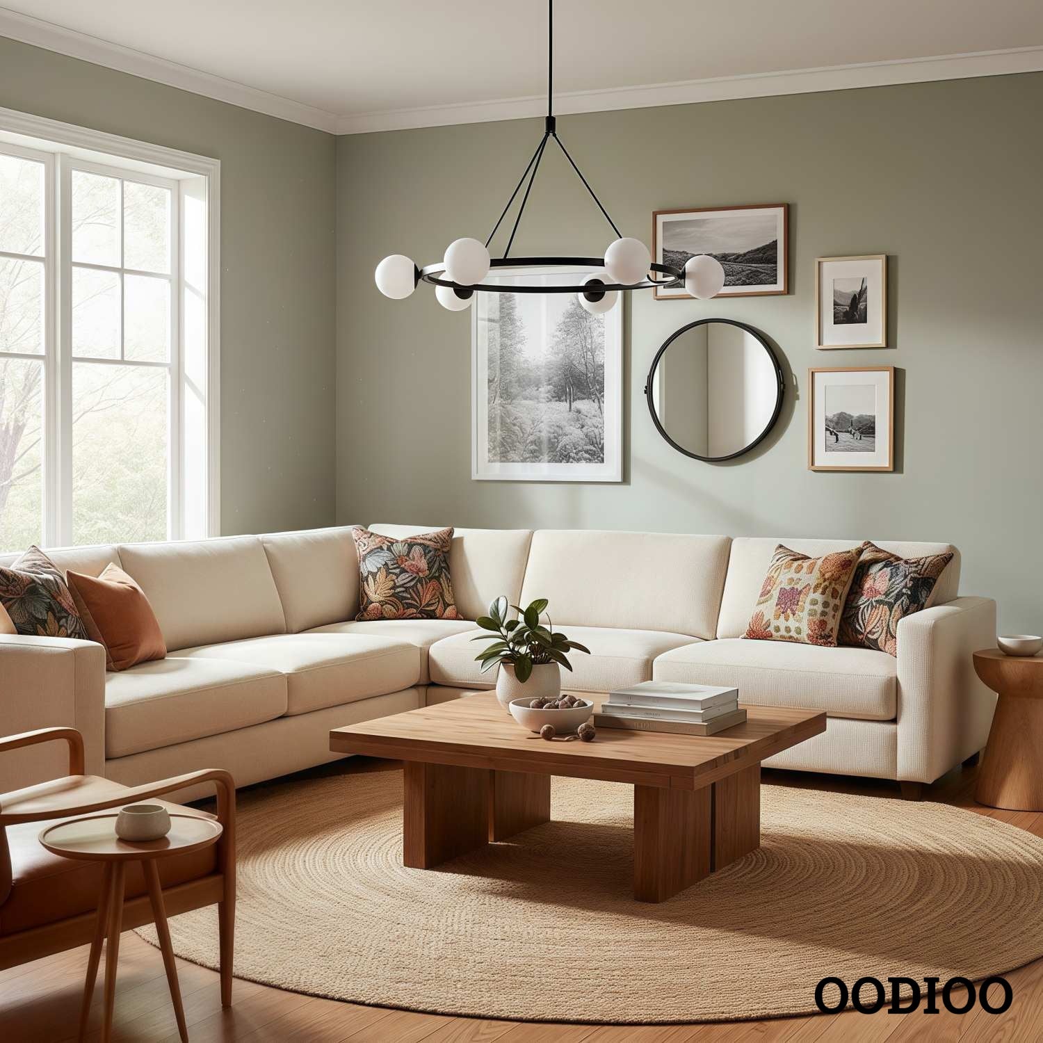 Brelia Elegant Modern Globe Chandelier - Multi Heads Light Fixture for Residential and Commercial Spaces