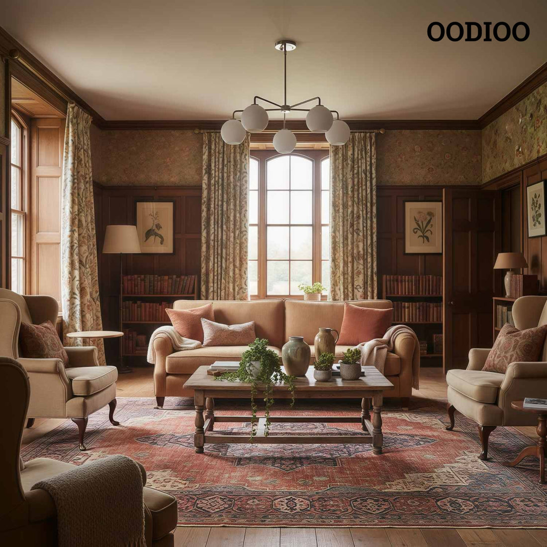 Selvion Contemporary Minimalist Chandelier – Soft Glow Porcelain Fixture for Dining & Hallway