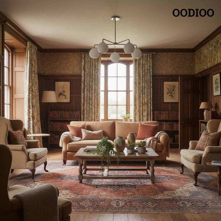 Selvion Contemporary Minimalist Chandelier – Soft Glow Porcelain Fixture for Dining & Hallway