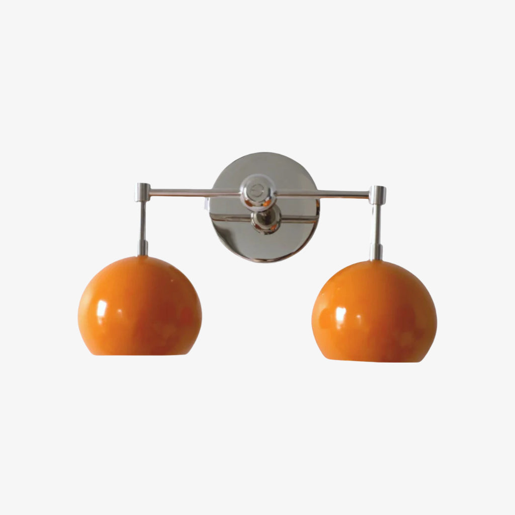 Orange Peel Wall Sconce - Double Bubble Vanity Bath Wall Light
