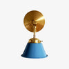 Modern Cone With Elegant Swivel Mechanism Brass Wall Lamp