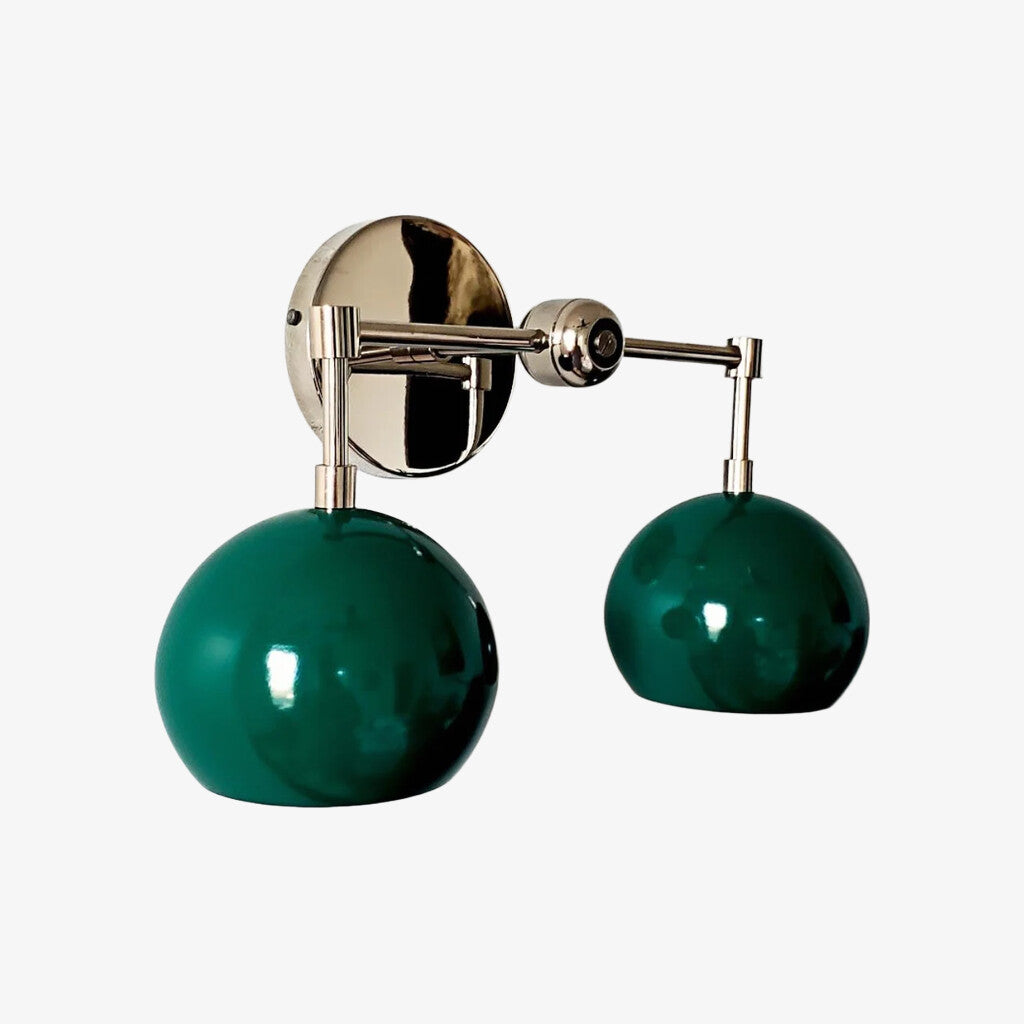 Spring Green Shades Sconce - Double Bubble Pop Vanity Wall Light