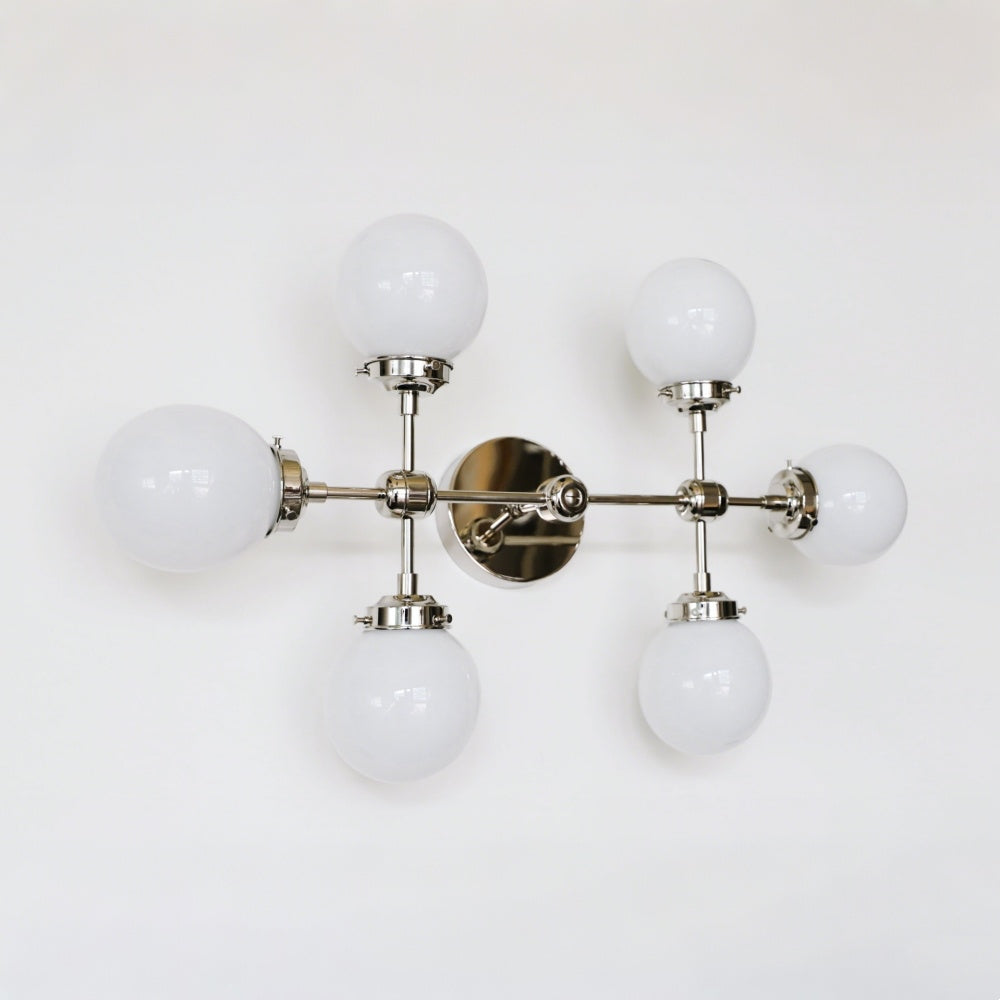 Horizontal & Vertical Decorative Multi-Head Metal Wall Sconce