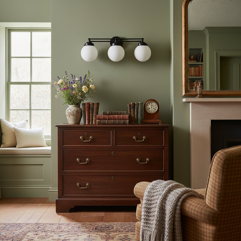 Glorica Glass Contemporary Vanity Light - 3 Light Globe Bathroom Fixture Opal Glass