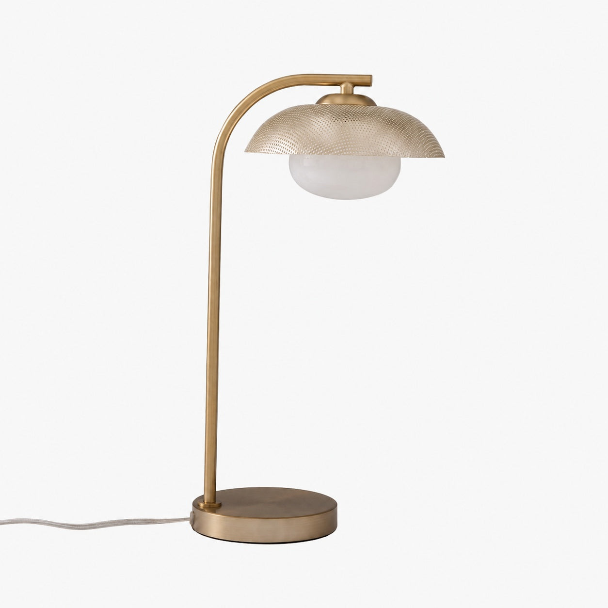 Elorina Perforated Metal Table Lamp – Modern Design