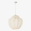 Lumifil Modern Mesh Pendant Light - Hanging Fabric Lghts are Suitable for Dining Rooms or Kitchen Islands