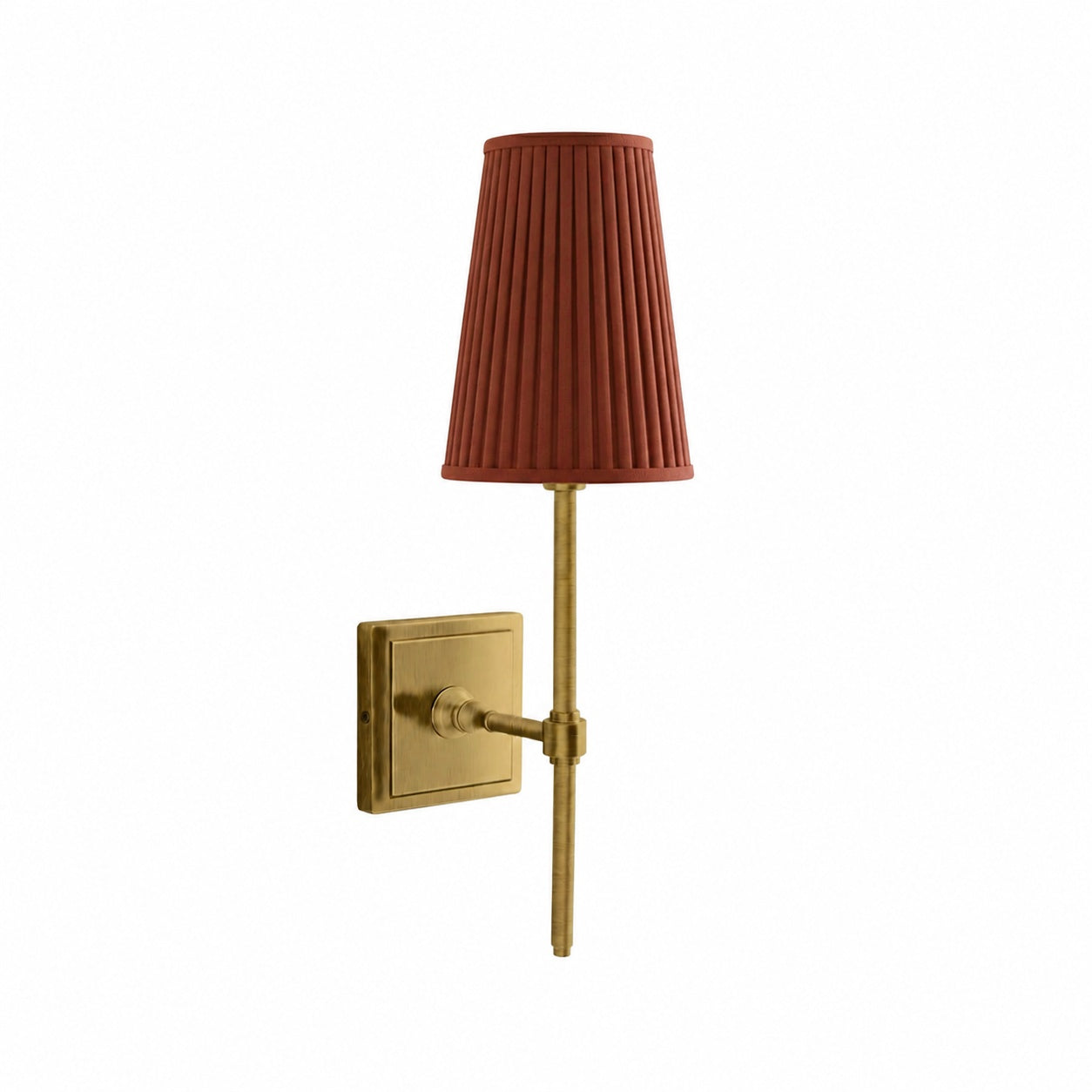 Derlina White Linen Shades Wall Lamp – Retro Metal Multi-Head Lighting Fixture