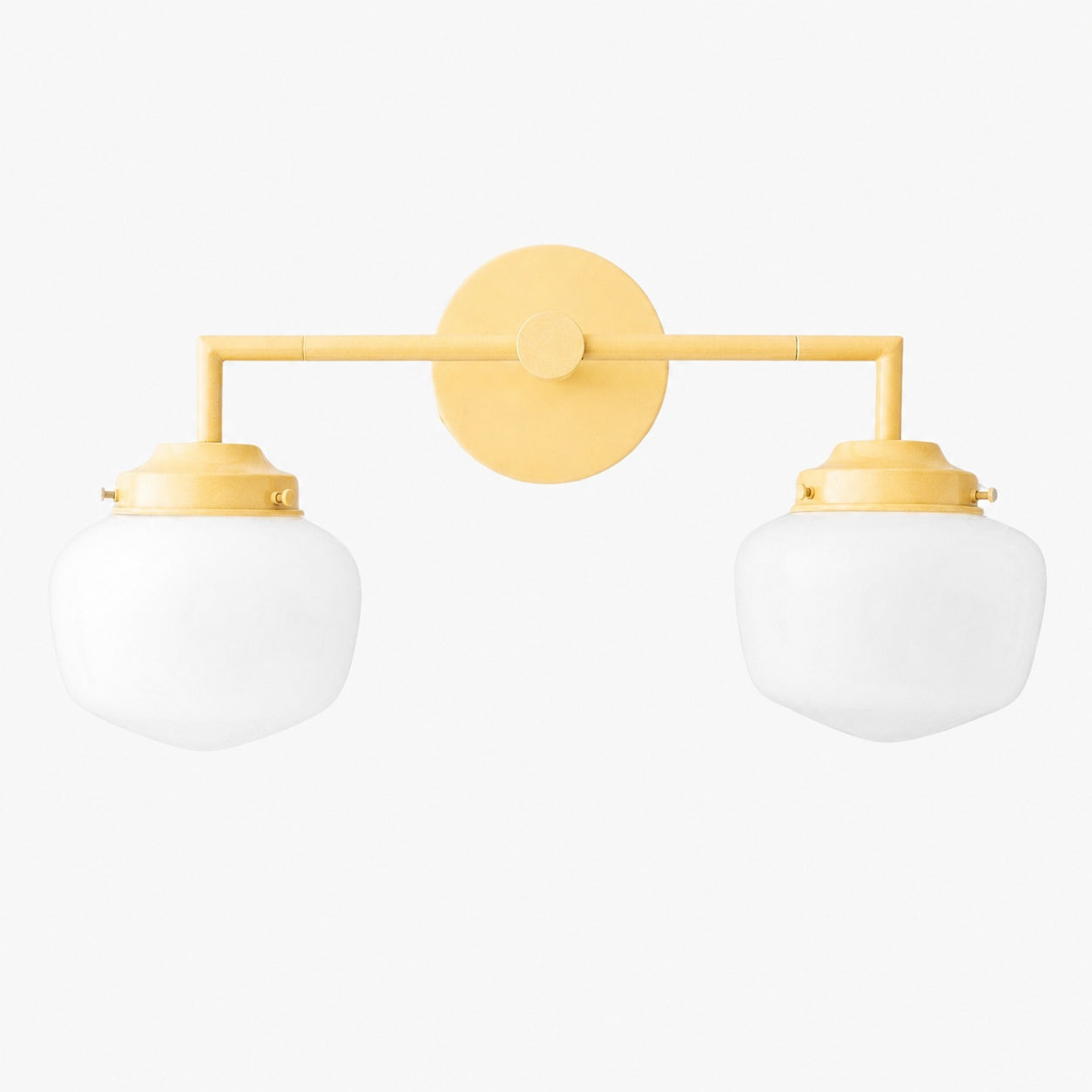 Opalume Glass Vanity Light - Vintage Inspired Bathroom Wall Lighting