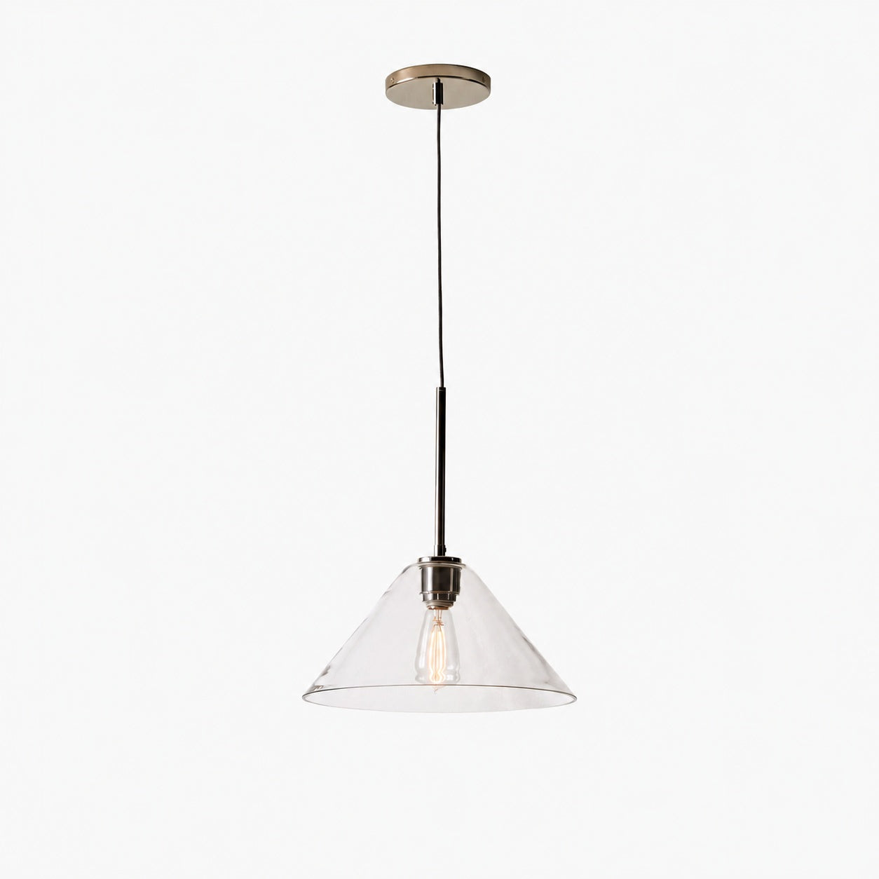 Conica Glass Cone Pendant Lamp – Modern Style Light for Any Room