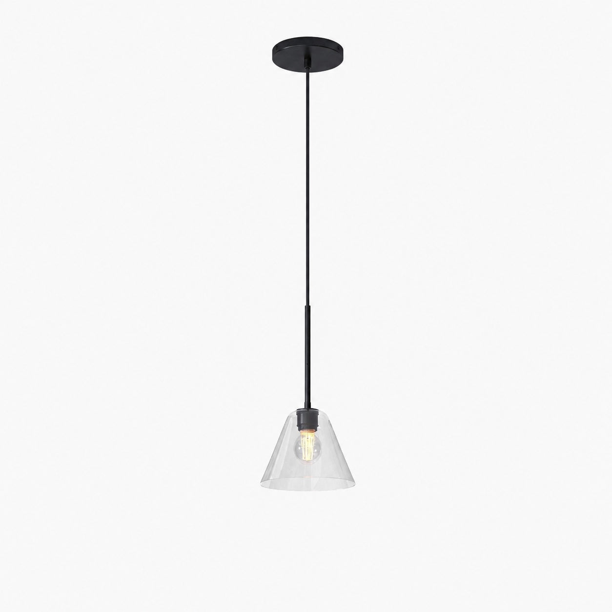 Conica Glass Cone Pendant Lamp – Modern Style Light for Any Room