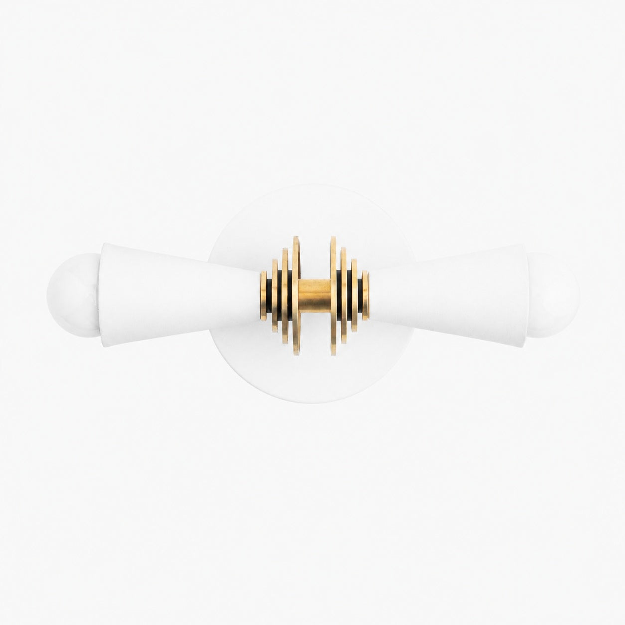 Pyralis Cone Art Deco Wall Light - Multi-Directional Sconce for Vanity or Wall