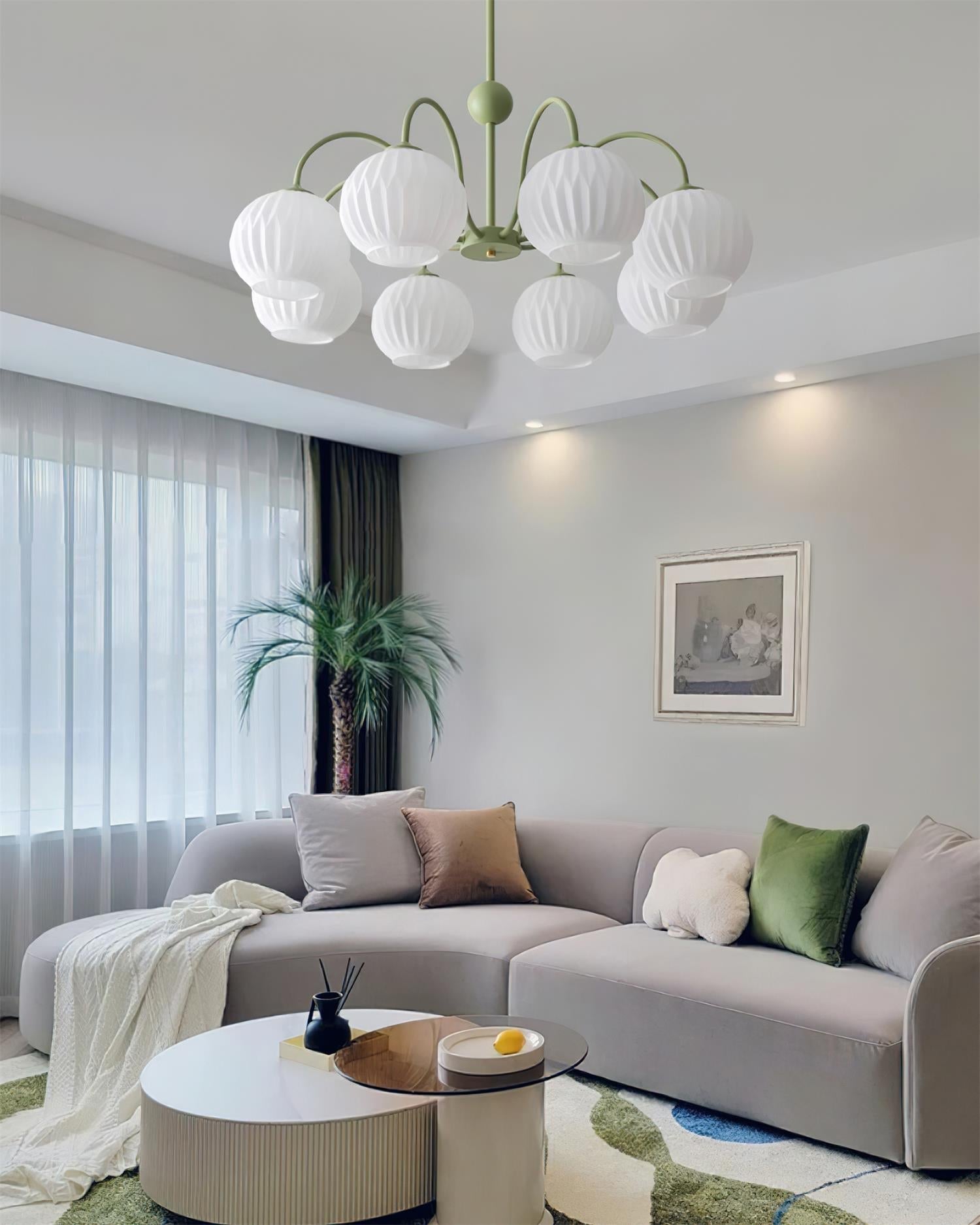 Spherical Bud Chandelier