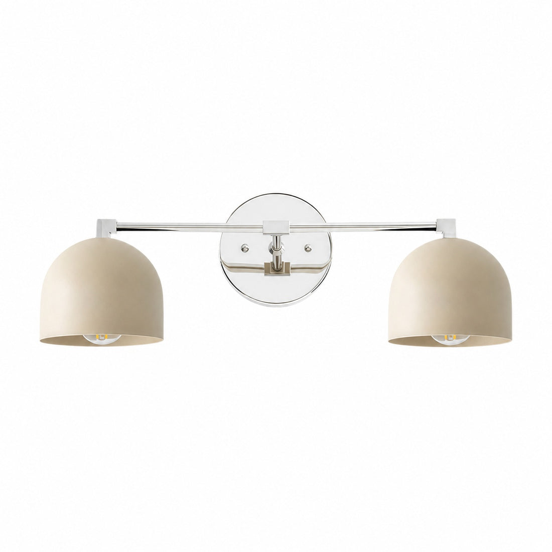 Metio Dome Mid-Century Deep Ball Vanity Lamp - Brass Wall Sconce
