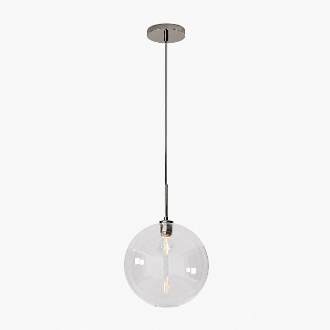 Selvion Sculptural Globe Pendant Light - Modern Glass Pendant Lamp - Sleek Design