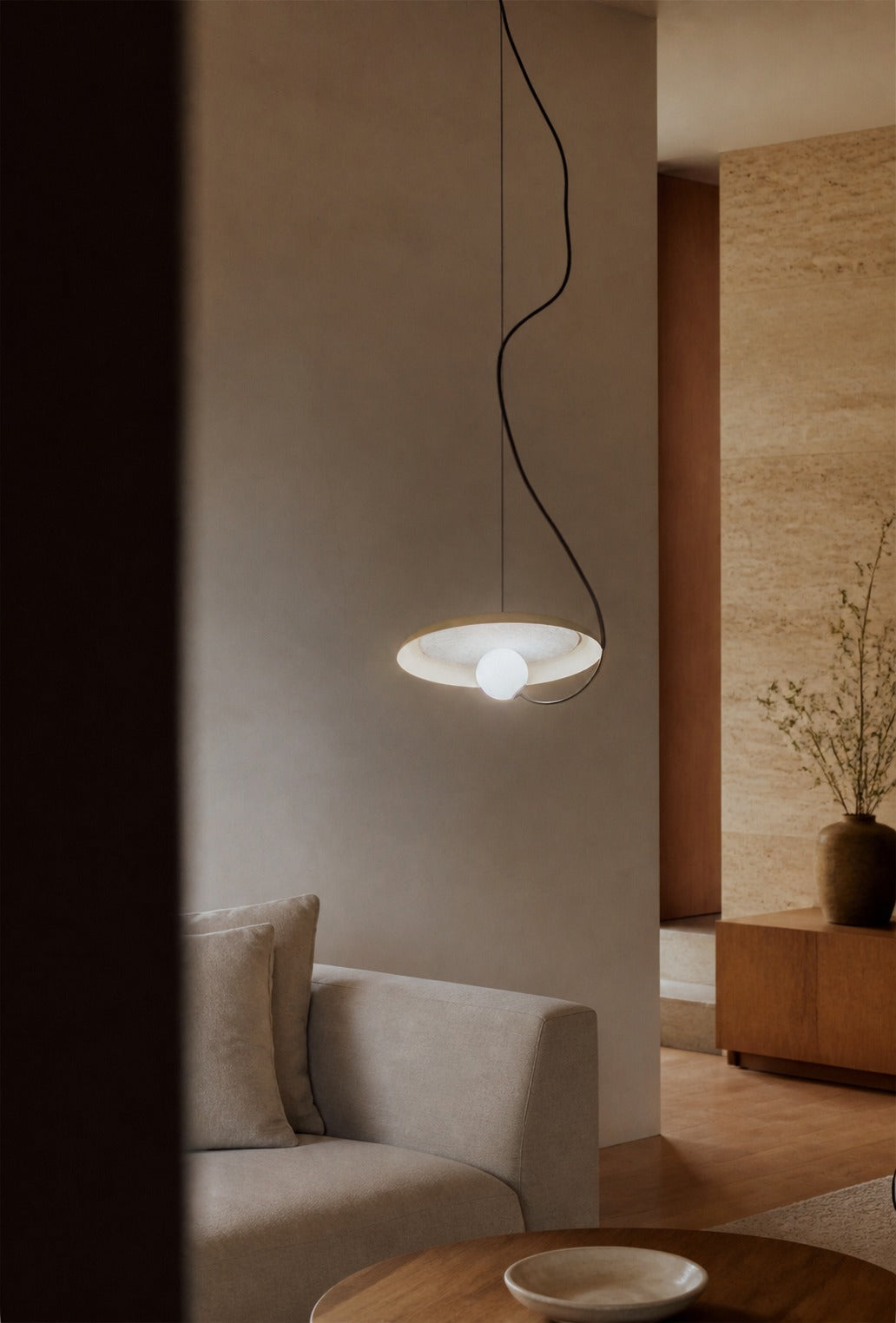 Acoustic Disc Pendant Lamp