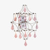 Crynora Crystal Cascade Wall Sconce - Sparkling Firefly Effect LED Light for Bedroom or Living Room