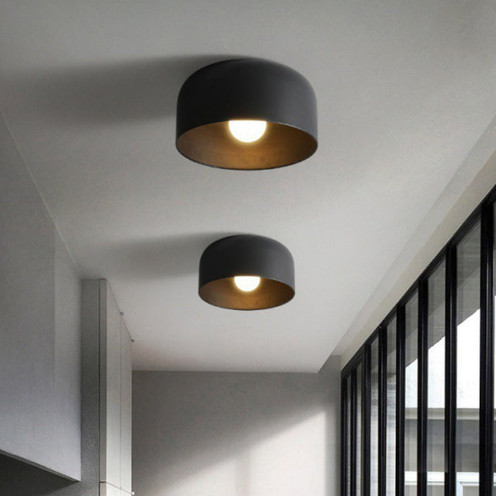 Scandinavian Minimalist Bowl Shaped Ceiling Light