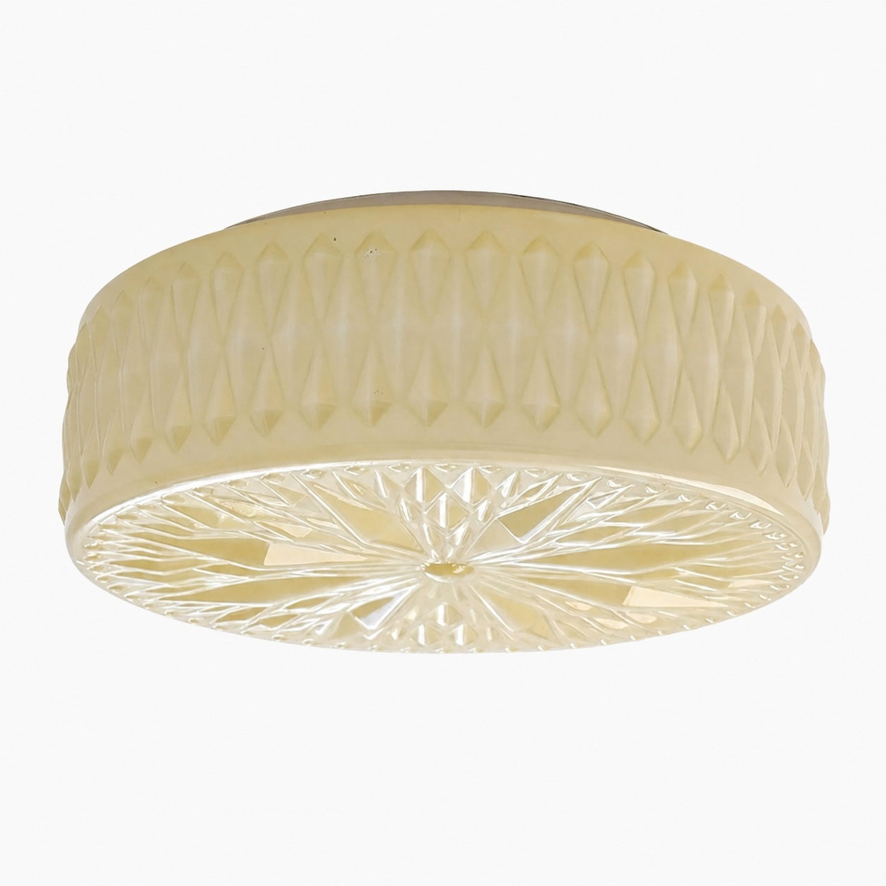 Mistaro Minimal Glass Ceiling Lamp - Flush Mount Design for Living Room and Bedroom