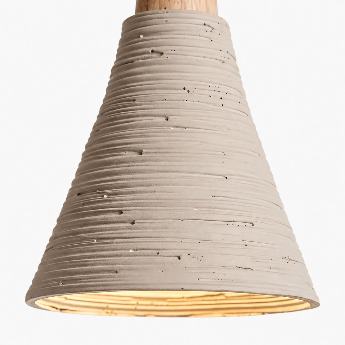 Solaraeon Microcement Minimalist Concrete Wall Sconce - Indoor Accent Lighting for Living Room